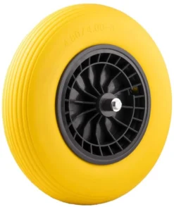 Merkloos Kruiwagenwiel Anti Lek - 4.80/4.00-8 - Massief PU Band - Lekvrij Wiel Met 130mm As - Kruiwagenband 4.80/400 Voor Kruiwagen -Tuinwereld Verkoop 1007x1200 1