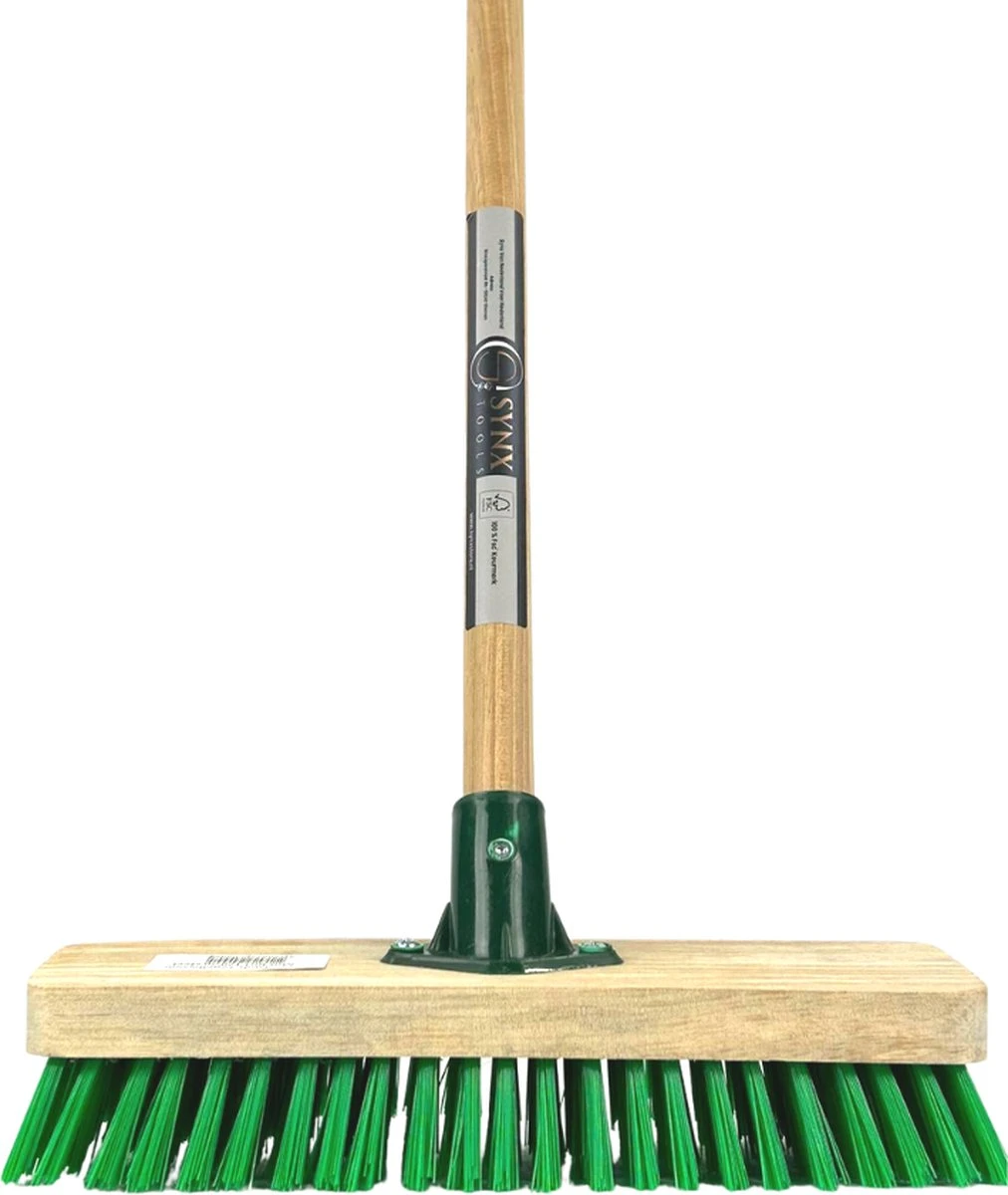 Synx Tools Tegelborstel - Bezem Met Steel 150cm Mosbezem - Schrobbezem - Mos - Onkruidborstel - Harde Borstel- Bezems 4 Synx Tools Tegelborstel - Bezem Met Steel 150cm Mosbezem - Schrobbezem - Mos - Onkruidborstel - Harde Borstel- Bezems - Afbeelding 4