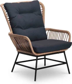 BUITEN Living Dex Wicker Loungestoel Tuin Incl. Wicker Voetenbank | Wicker + Aluminium | Bamboe Antraciet 20 BUITEN Living Dex Wicker Loungestoel Tuin Incl. Wicker Voetenbank | Wicker + Aluminium | Bamboe Antraciet -Tuinwereld Verkoop 1025x1200