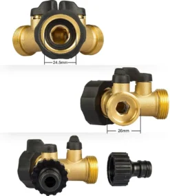 Sens Design Waterverdeler 2-weg – Messing – Past Op Europese Kranen -Tuinwereld Verkoop 1040x1200 5