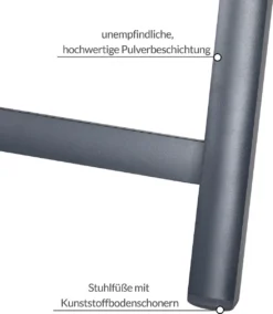 Casaria Tuinstoel Aluminium - 2 Stuks Inklapbaar - Antraciet -Tuinwereld Verkoop 1043x1200 1