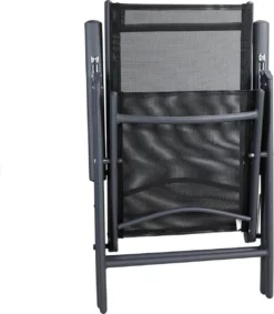 Tuinset 4 + 1 Klapstoelen Tuintafel – Aluminium 80x80cm - Grijs -Tuinwereld Verkoop 1049x1200 1