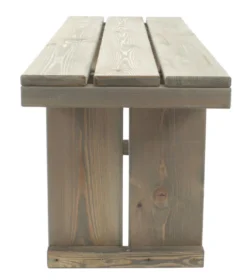 Toulouse Tuinbank Zonder Rugleuning - Licht Grijs - 118 Cm - Houten Tuinbank - Steigerhouten Tuinbank - Tuinbankje -Tuinwereld Verkoop 1060x1200