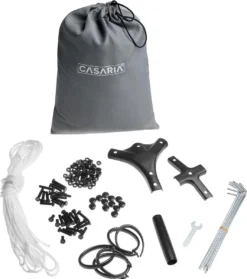 Casaria Paviljoen Topas 3x4m - UV-bescherming 50+ - Antraciet -Tuinwereld Verkoop 1064x1200