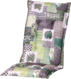 Madison - Tuinkussen - Universeel - Hoge Rug - Tropic Green - 123x50cm - Groen