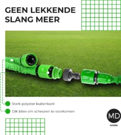 Uitrekbare Tuinslang Tot 15 Meter Van MD-goods ® - Tuinsproeier - Tuin Besproeien - Waterslang - Sproeikop - Groen - Flexibel Elastisch 9 Uitrekbare Tuinslang Tot 15 Meter Van MD-goods ® - Tuinsproeier - Tuin Besproeien - Waterslang - Sproeikop - Groen - Flexibel Elastisch -Tuinwereld Verkoop 1074x1200 2
