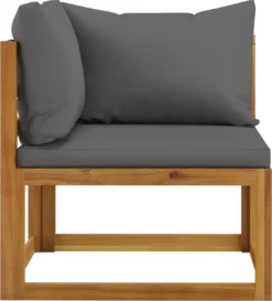 Decoways - 7-delige Loungeset Met Kussens Massief Acaciahout 16 Decoways - 7-delige Loungeset Met Kussens Massief Acaciahout -Tuinwereld Verkoop 1085x1200