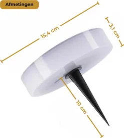 Lueas® - Solar Grondspot Telefoonbestuurbaar- Met App - Zonne-energie - Muurlamp - Lichtsensor - Bluetooth -Tuinwereld Verkoop 1086x1200