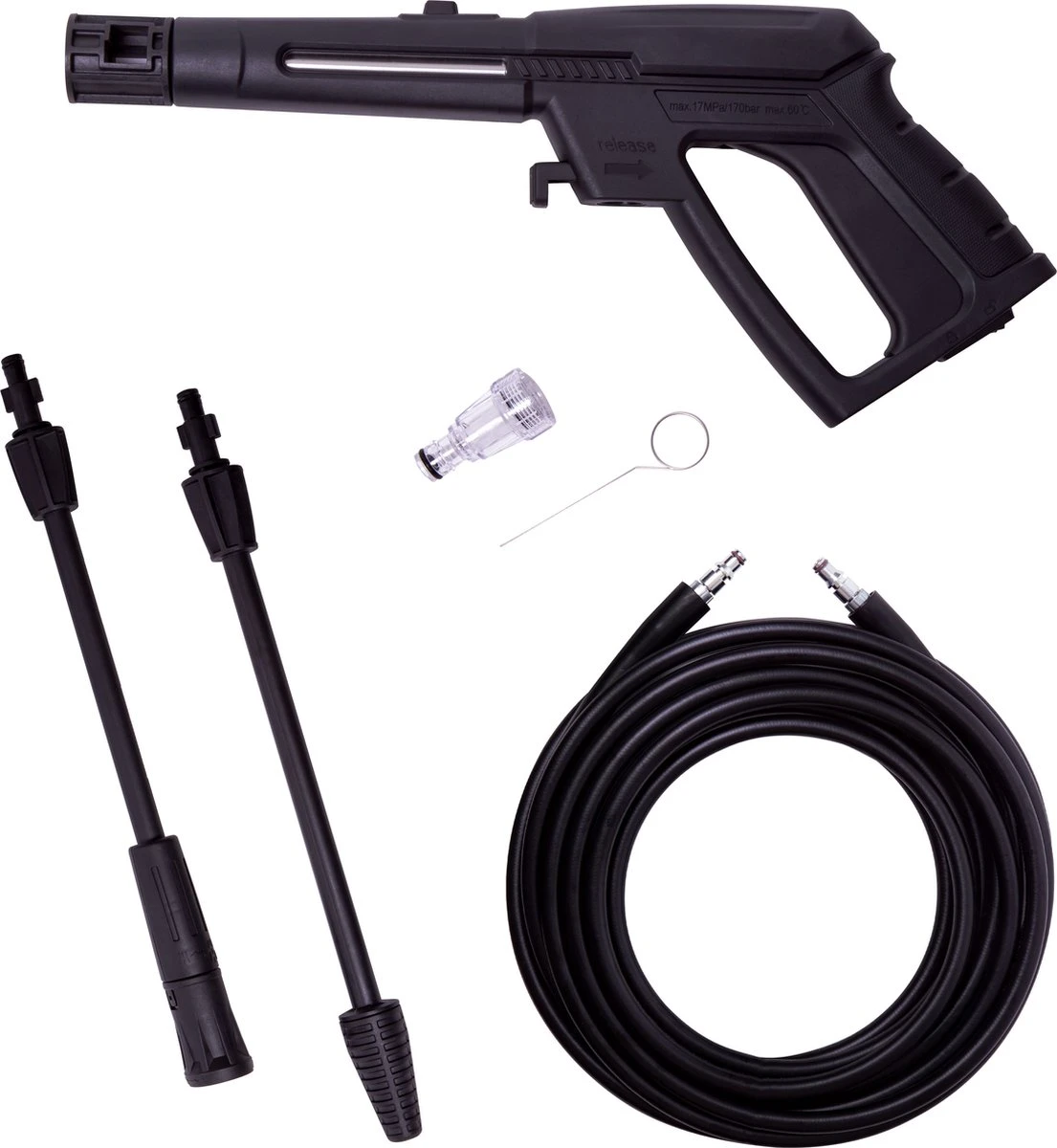 VONROC Hogedrukreiniger V18-1 1800W – 140 Bar – 420 L/h – Incl. 8m Slang, Reinigingsmiddelen Tank En Meer 6 VONROC Hogedrukreiniger V18-1 1800W – 140 Bar – 420 L/h – Incl. 8m Slang, Reinigingsmiddelen Tank En Meer - Afbeelding 6