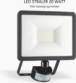 ELRO LF60 Design LED Buitenlamp Met Bewegingssensor - 20W – 1600LM – IP54 Waterdicht - Zwart -Tuinwereld Verkoop 1107x1200 1