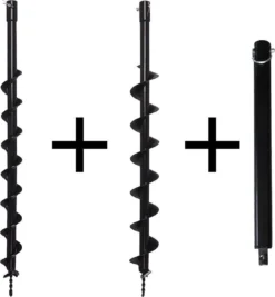 Kibani Grondboor 52cc Benzine + Grondboren Set 60 Mm + 80 Mm + 100 Mm + 150 Mm + 2 Verlengstukken - Palenboor - Grondboor Machine -Tuinwereld Verkoop 1110x1200 3