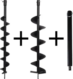 Kibani Grondboor 52cc Benzine + Grondboren Set 60 Mm + 80 Mm + 100 Mm + 150 Mm + 2 Verlengstukken - Palenboor - Grondboor Machine -Tuinwereld Verkoop 1111x1200 2