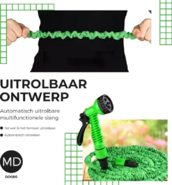 Uitrekbare Tuinslang Tot 15 Meter Van MD-goods ® - Tuinsproeier - Tuin Besproeien - Waterslang - Sproeikop - Groen - Flexibel Elastisch 11 Uitrekbare Tuinslang Tot 15 Meter Van MD-goods ® - Tuinsproeier - Tuin Besproeien - Waterslang - Sproeikop - Groen - Flexibel Elastisch -Tuinwereld Verkoop 1114x1200 4