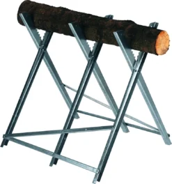 Einhell-kettingzaagstandaard (max. 150 Kg - Verzinkte Metalen Hoekprofielen - Extra Dwarsbalken - Tanden Voorkomen Verdraaiing Van Het Hout - 3 Werkhoogtes - Inklapbaar) -Tuinwereld Verkoop 1121x1200 4