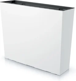 Prosperplast Urbi Case Tower - Hoog Bloempot - Wit (Mat) / Kunststof