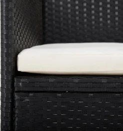 VidaXL 5-delige Tuinset Met Kussens Zwart -Tuinwereld Verkoop 1123x1200 1