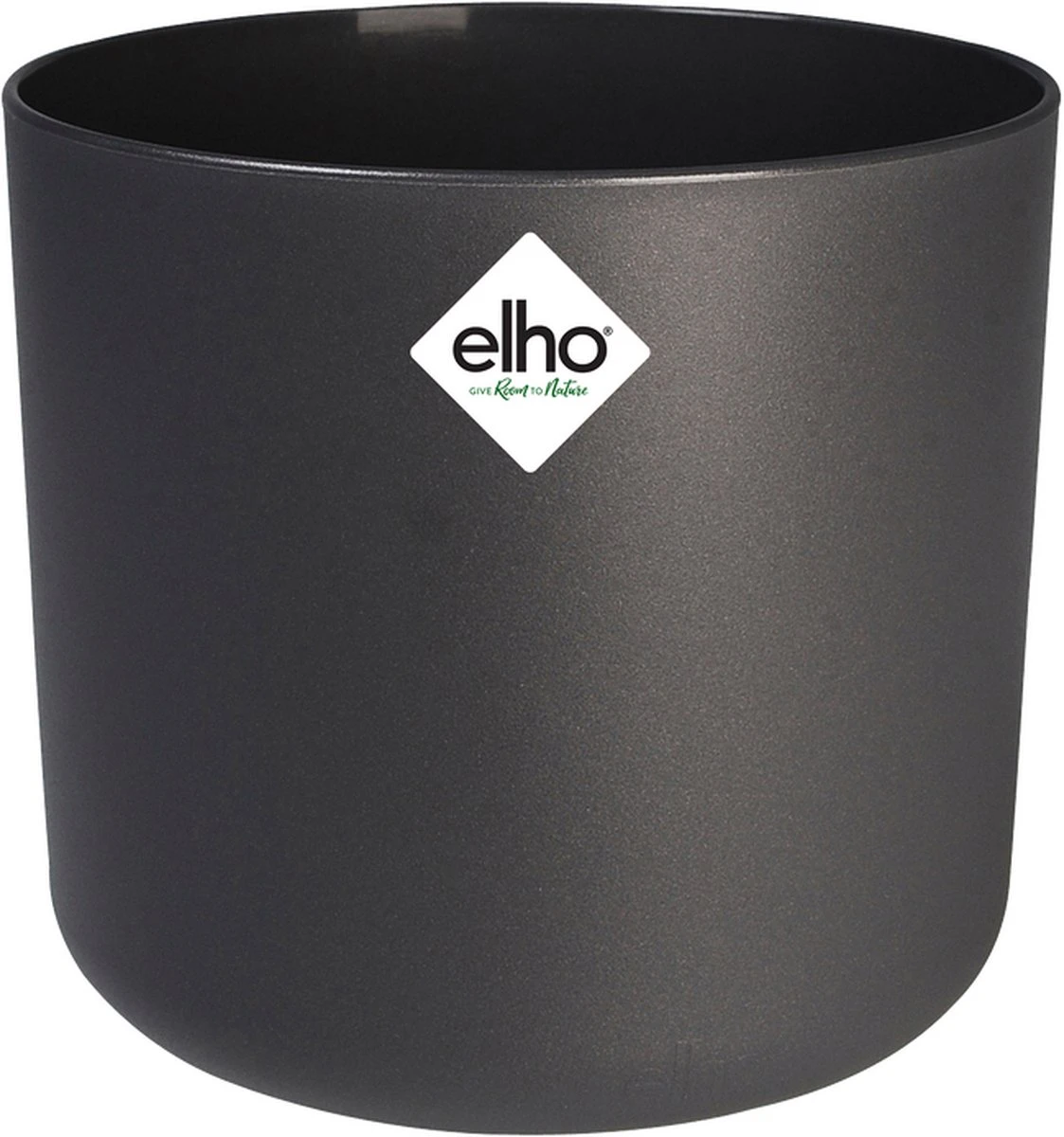 Elho B.for Soft Rond 30 - Bloempot Voor Binnen - Ø 29.5 X H 27.6 Cm - Antraciet 2 Elho B.for Soft Rond 30 - Bloempot Voor Binnen - Ø 29.5 X H 27.6 Cm - Antraciet - Afbeelding 2
