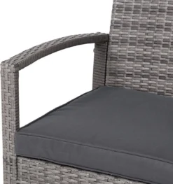 Casaria Polyrattan Loungeset – 2 Stoelen 1 Bank 1 Tafel - Antraciet -Tuinwereld Verkoop 1126x1200 2