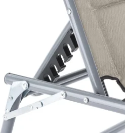 Blumfeldt Amalfi Ligstoel Tuin , Ligbed 70x37x200cm , Schuimrubberbekleding En Hoofdkussen , Rugleuning Verstelbaar Op 5 Standen , Zonnekap Voor Zonnebaden Zonder Verblind Te Worden -Tuinwereld Verkoop 1128x1200