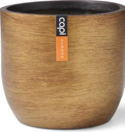 Capi Europe - Bloempot Bol Retro - 14x13 - Goud - Bloempot Voor Binnen - BRTG132 -Tuinwereld Verkoop 1131x1200 13