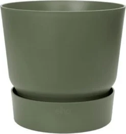 Elho Greenville Rond 30 - Grote Bloempot Voor Buiten - Gemaakt Van Gereycled Plastic - Ø 29.5 X H 27.8 Cm - Blad Groen -Tuinwereld Verkoop 1132x1200 9