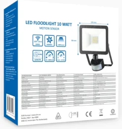 ELRO LF60 Design LED Buitenlamp Met Bewegingssensor - 10W – 800LM – IP54 Waterdicht - Zwart 28 ELRO LF60 Design LED Buitenlamp Met Bewegingssensor - 10W – 800LM – IP54 Waterdicht - Zwart -Tuinwereld Verkoop 1139x1200 3