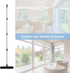 De Blaffende Kat 2 In 1 Rubberen Bezem – Bezem Binnen & Buiten – Vloerwisser Met Steel - Vloertrekker – Veger - Extra Lang 160cm -Tuinwereld Verkoop 1149x1200 5