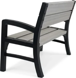 Keter Montero Tuinbank – 2-personen - 120x61x91cm - Grafiet -Tuinwereld Verkoop 1161x1200