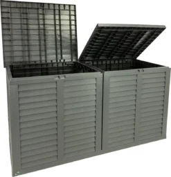 MaxxGarden Kussenbox - Tuin Opbergkist - Opbergbox - 750 L - 155x66x80 Cm - Grijs 11 MaxxGarden Kussenbox - Tuin Opbergkist - Opbergbox - 750 L - 155x66x80 Cm - Grijs -Tuinwereld Verkoop 1164x1200