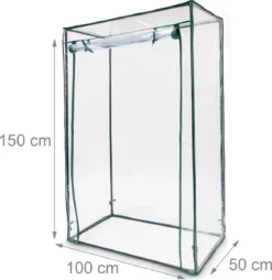 Relaxdays Tomatenkas 150x100x50 Cm - Tuinkas Tomaten - Foliekas - Serre - Kweekkas - PVC -Tuinwereld Verkoop 1168x1200 9