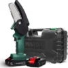 Mardin Mini Kettingzaag - Snoeizaag - Kettingzaag - Kettingzaag Electrisch Met 2 Accu - Inclusief Koffer - 1 Extra Accu - Groen