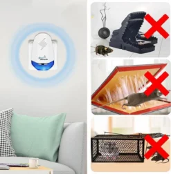 Ultrasonic Pest Repeller - Ongediertebestrijding Elektrisch - Ongedierte Verjager - Insectenverdelger - Bestrijd En Verjaagt Insecten / Muizen / Ratten / Spinnen / Mieren / Kakkerlakken / Muggen - Anti Ongedierte - Ultrasoon - Insecten Bestrijding -Tuinwereld Verkoop 1176x1200 8