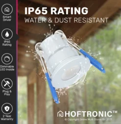 6x Milano RVS Smart LED Inbouwspots Complete Set - Wifi & Bluetooth - 12V - 3 Watt - 2700K Warm Wit - Veranda Verlichting - Voor Binnen En Buiten -Tuinwereld Verkoop 1178x1200 6