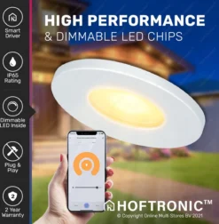 6x Milano RVS Smart LED Inbouwspots Complete Set - Wifi & Bluetooth - 12V - 3 Watt - 2700K Warm Wit - Veranda Verlichting - Voor Binnen En Buiten -Tuinwereld Verkoop 1178x1200 7