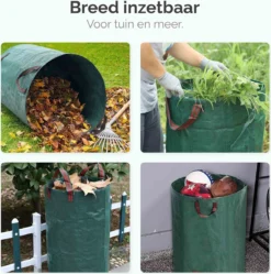 Goliving Tuinafvalzak - Set Van 2- Tuinafvalzakken Opvouwbaar - Tuinzak - Tuinafvalemmer - 2x 280 Liter - Groen 13 Goliving Tuinafvalzak - Set Van 2- Tuinafvalzakken Opvouwbaar - Tuinzak - Tuinafvalemmer - 2x 280 Liter - Groen -Tuinwereld Verkoop 1189x1200 4