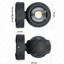 Hoftronic Smart Cupo - LED Wandlamp Up & Down Smart - RGBWW 16,5 Miljoen Kleuren - 6 Watt 600 Lumen - Zwart - Gevellamp Met Music Sync - IP54 Waterdicht - Geschikt Als Wandlamp Buiten, Wandlamp Badkamer En Wandlamp Binnen - 3 Jaar Garantie -Tuinwereld Verkoop 1192x1200 3