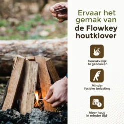 Flowkey® Houtklover XL - Houtsplijter Bijl - Houtkliever Kloofwig Gietijzer - Voor Hout & Aanmaakhout - Inclusief Gratis Hamer -Tuinwereld Verkoop 1196x1200 8