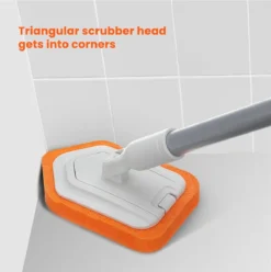 Merkloos Vloerschrobber - Bad Tegel Borstel Scrubber - Met 107cm Verstelbaar Lange - Voor Reiniging Badkamer Keuken Keramische Tegel - Oranje -Moederdag Cadeautje -Tuinwereld Verkoop 1197x1200 20