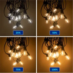 SHINE - Lichtsnoer - Lichtslinger Op Zonne-energie - Solar Led Prikkabel - Feestverlichting - Lampjes Slinger - Tuinverlichting - Vintage Basic Sfeerverlichting - 10 Meter En 12 Led Plug-In Lampen -Tuinwereld Verkoop 1197x1200 3