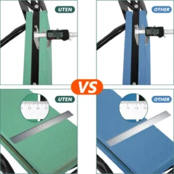 Uten - Kniebankje Tuin - Knie Steun - Tuinkruk Inklapbaar - Kniesteun Tuinieren - Kniekussen - Tot 150 Kg - Groen -Tuinwereld Verkoop 1198x1200 1