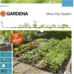 GARDENA Micro Drip System Bloembed En Moestuin Startset Druppelsysteem - 25 Meter