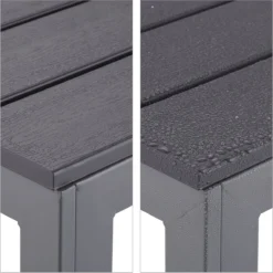 Relaxdays Tuintafel Vierkant - Grijze Buitentafel - Eettafel Tuin - Moderne Balkontafel 11 Relaxdays Tuintafel Vierkant - Grijze Buitentafel - Eettafel Tuin - Moderne Balkontafel -Tuinwereld Verkoop 1198x1200 3