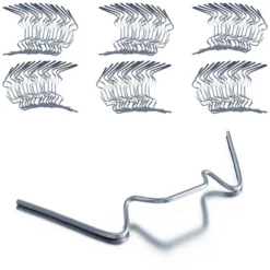 Deuba Broeikas Glasklemmen – 100 Stuks 85x30mm – RVS Zilver -Tuinwereld Verkoop 1198x1200 39