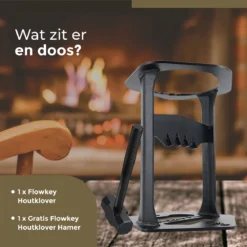 Flowkey® Houtklover XL - Houtsplijter Bijl - Houtkliever Kloofwig Gietijzer - Voor Hout & Aanmaakhout - Inclusief Gratis Hamer -Tuinwereld Verkoop 1199x1200 20