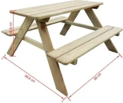 MaxxGarden Kinder Picknicktafel - 90x79x50cm - Hout 16 MaxxGarden Kinder Picknicktafel - 90x79x50cm - Hout -Tuinwereld Verkoop 1200x1004 1