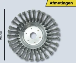 Merkloos Onkruidborstel Voor Bosmaaier | 200mm 20 Cm Staalborstel Nieuw | Universele Onkruidborstel 200 Mm - Onkruidverwijderaar - Voegenborstel - Grastrimmer -Tuinwereld Verkoop 1200x1004 7
