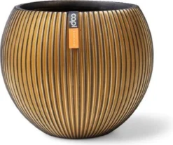 Capi Europe - Vaas Bol Groove XL - 39x33 - Goud - Bloempot Voor Binnen - Opening ⌀24 - GVGB270 9 Capi Europe - Vaas Bol Groove XL - 39x33 - Goud - Bloempot Voor Binnen - Opening ⌀24 - GVGB270 -Tuinwereld Verkoop 1200x1007 7