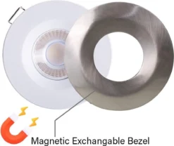 HOFTRONIC Venezia - Set Van 6 LED Inbouwspots RVS - IP65 Waterdicht - Dimbaar - 6 Watt 600 Lumen - Met Lichtbron - 2700K Warm Wit Licht - Zaagmaat 65mm - Inbouwdiepte 45mm - Geschikt Voor Badkamer, Woonkamer, Veranda En Carport - 3 Jaar Garantie -Tuinwereld Verkoop 1200x1010