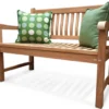 Merkloos TIERRA | Tuinbank Van Teak Comfort Plus + | 150 Cm - 3-Persoons / 3-Zits | Naturel / Original | BONANY Luxe | Geschuurd & Olie Op Waterbasis | Klassiek & Traditioneel | Stevig | Tuinzetel | Bank Voor Tuin