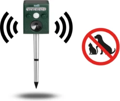 909 Outdoor - Ultrasone Dierenverjager - 4x AA-Alkalinebatterijen - 13,6 X 7,5 X 13 Cm -Tuinwereld Verkoop 1200x1017 6